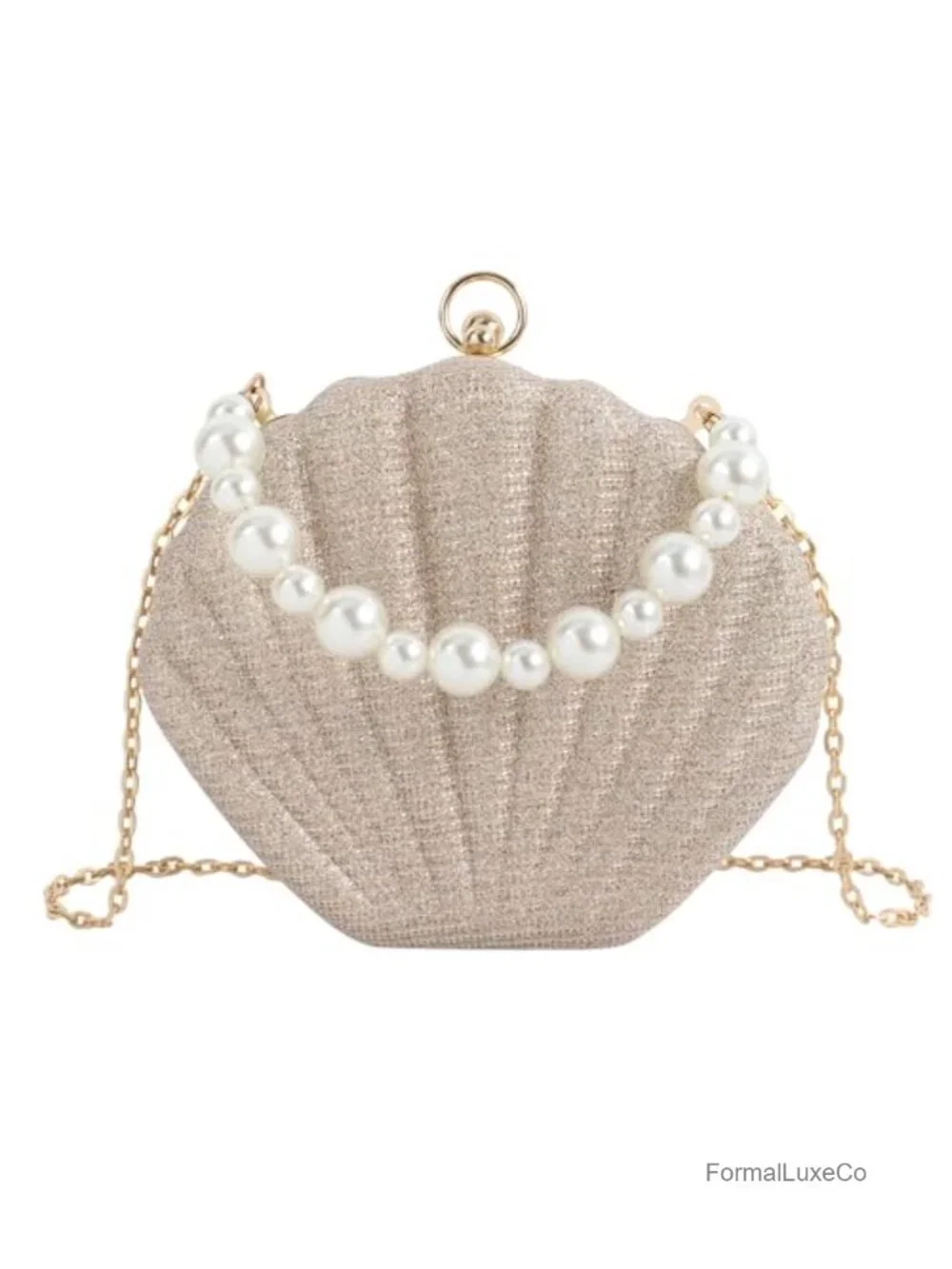 Evening Clutch Top-Handle Chain Crossbody Bag